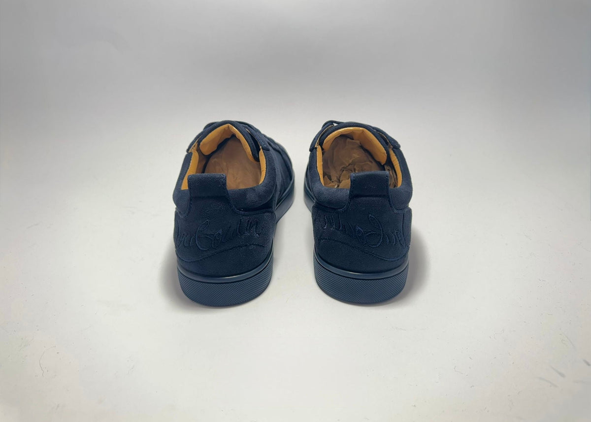 Christian Louboutin | Navy Blue Embroidery