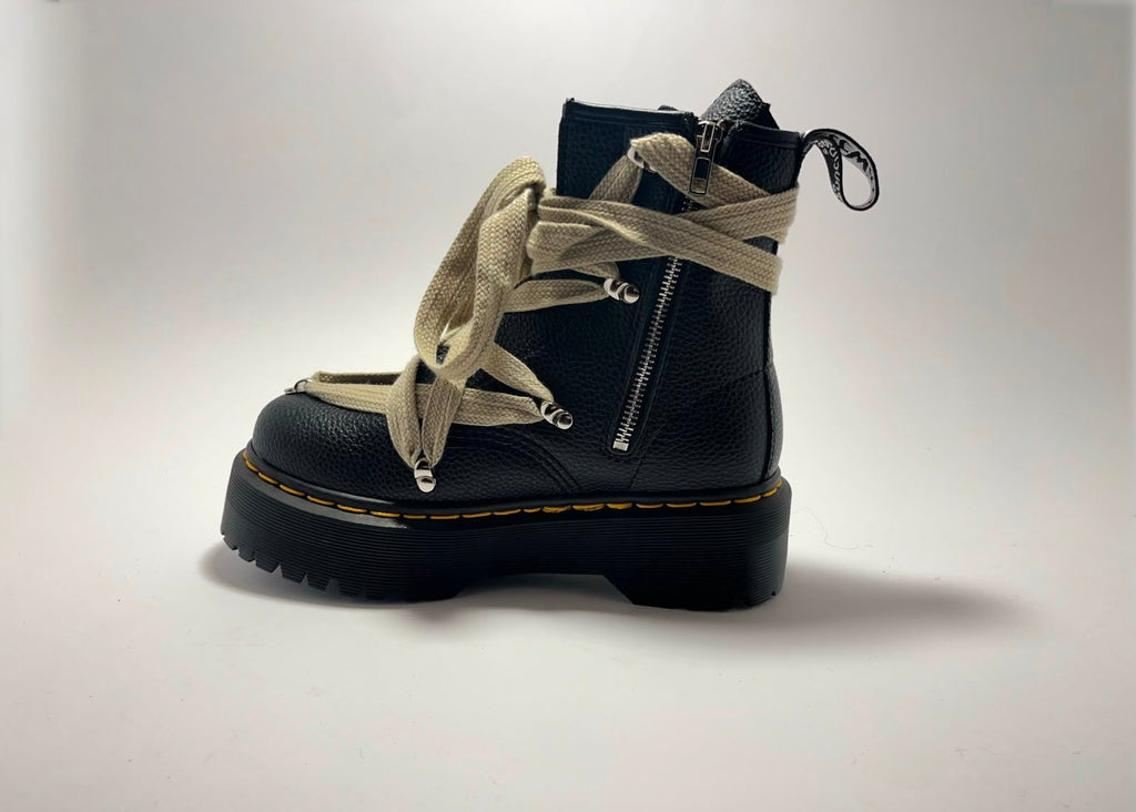 Dr. Martens x Rick Owens | Quad Sole Pentagram Jumbo Lace Boots