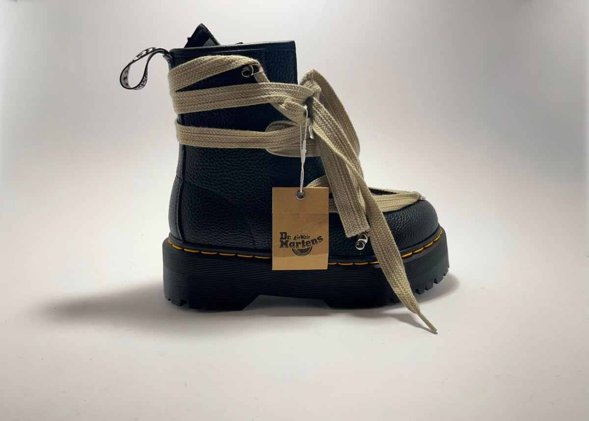 Dr. Martens x Rick Owens | Quad Sole Pentagram Jumbo Lace Boots