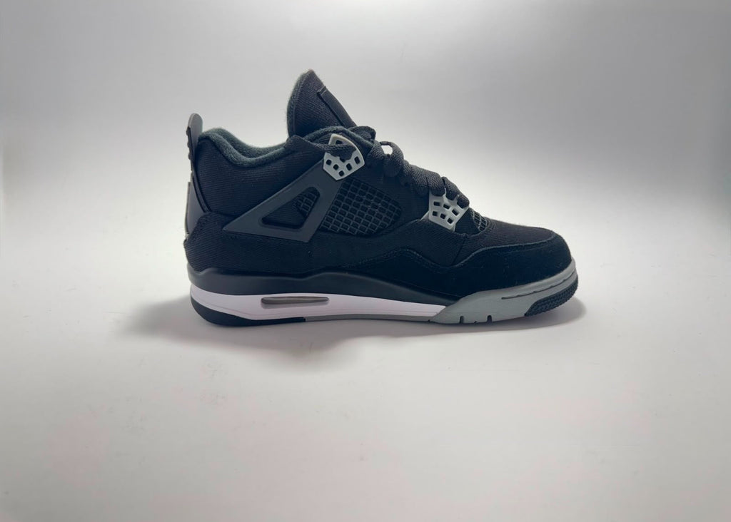 Air Jordan 4 | Black Canvas