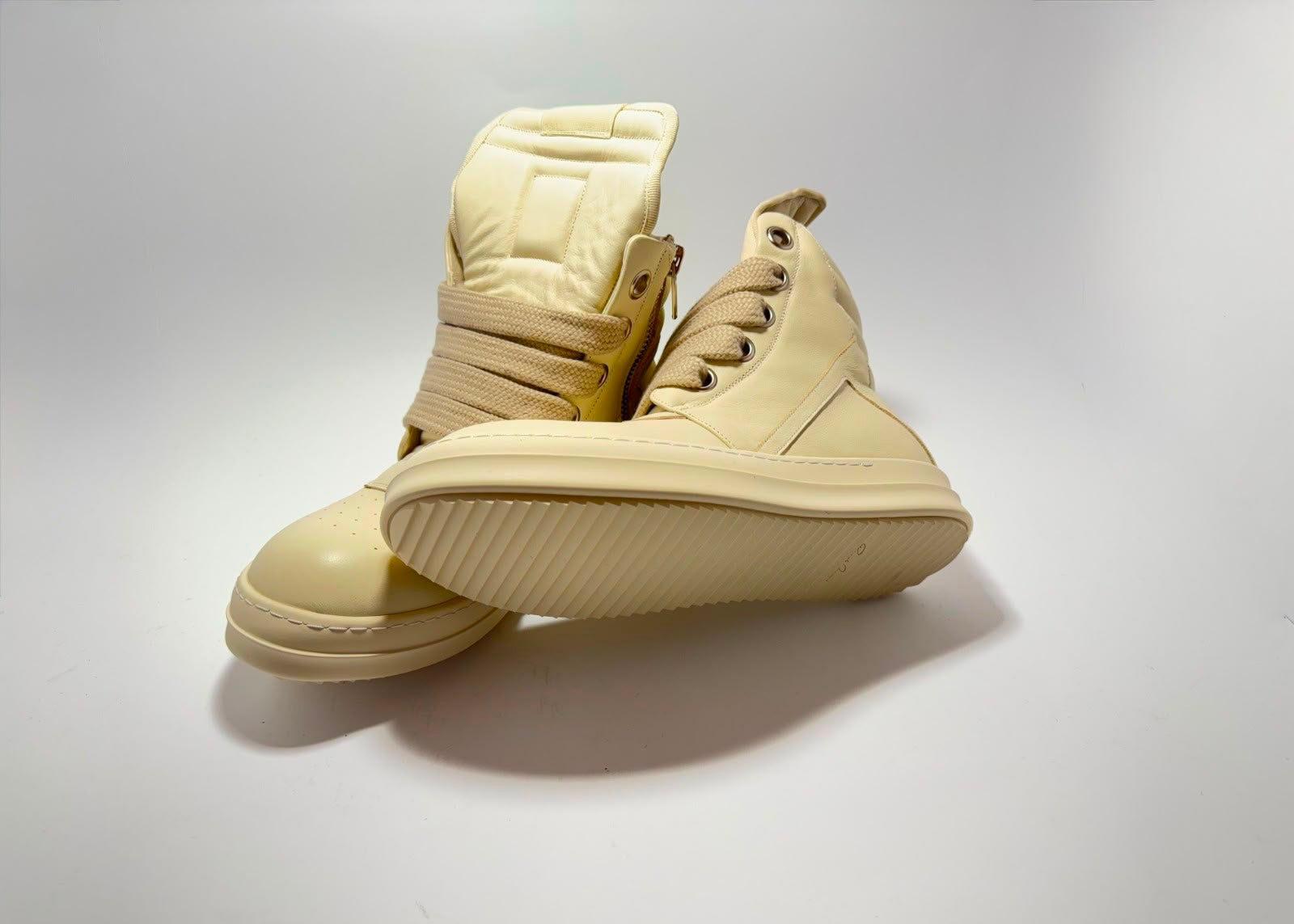 Rick Owens | Geobaskets White Jumbo Lace