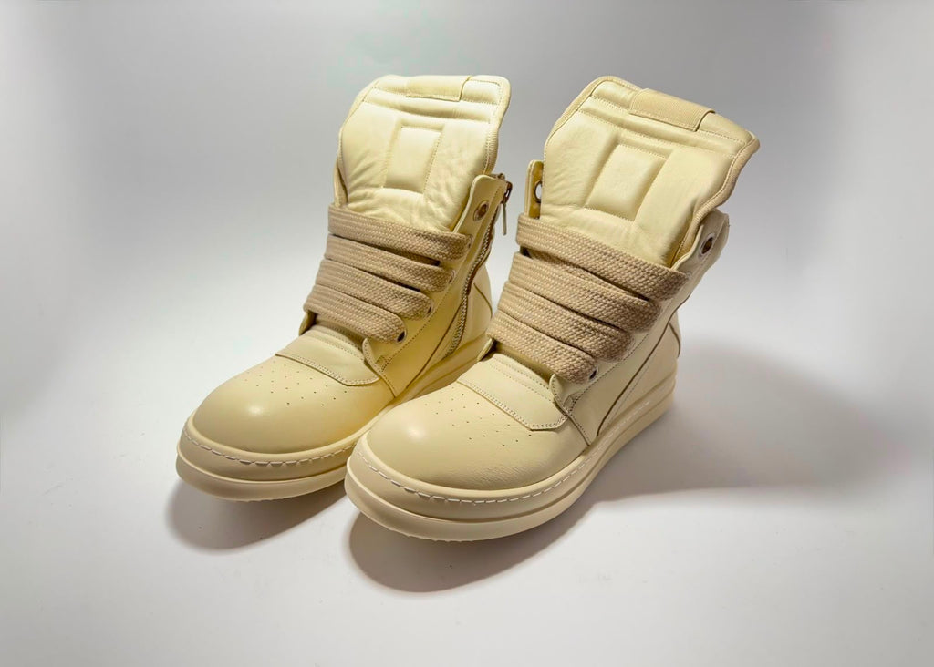 Rick Owens | Geobaskets White Jumbo Lace