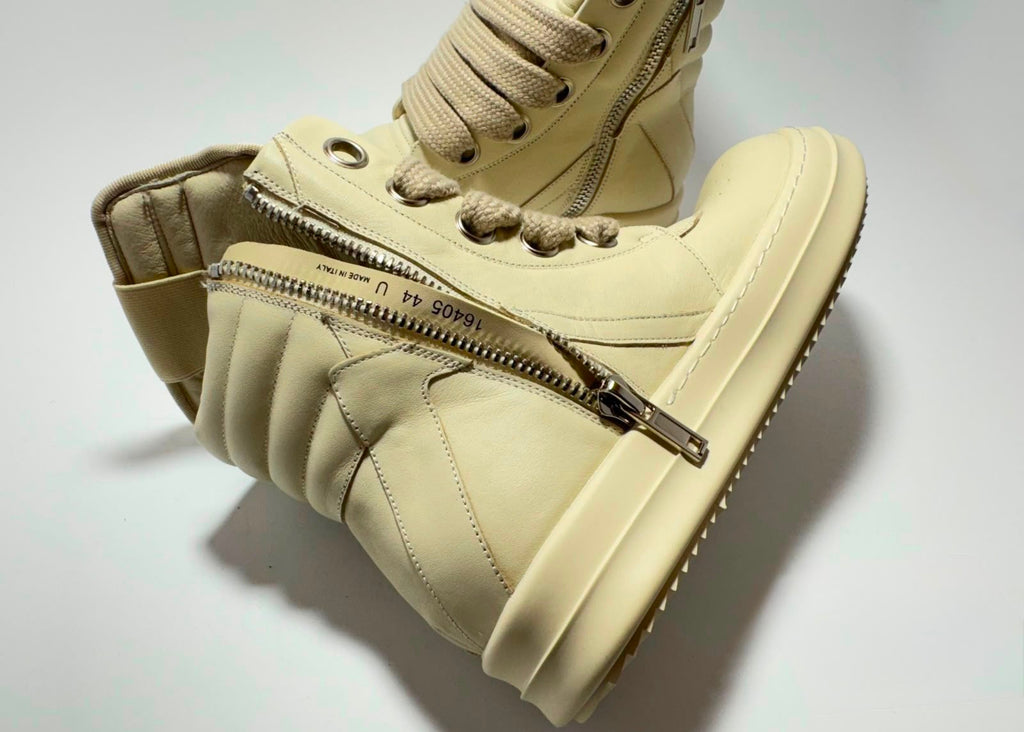 Rick Owens | Geobaskets White Jumbo Lace