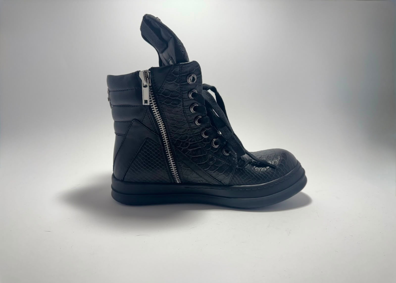 Rick Owens x Chrome Hearts | Snake Skin Geobaskets