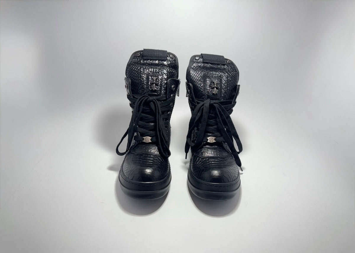 Rick Owens x Chrome Hearts | Snake Skin Geobaskets