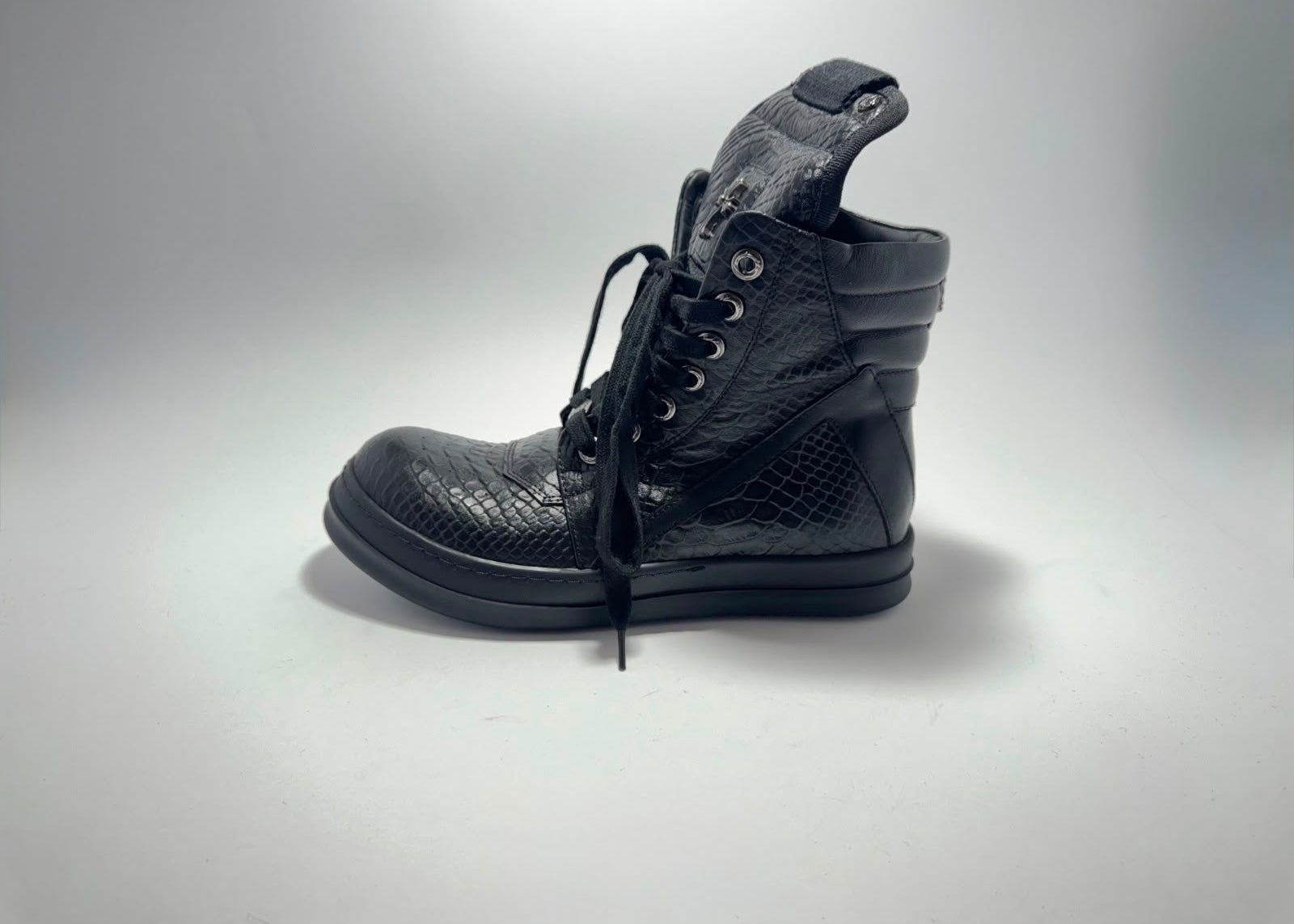 Rick Owens x Chrome Hearts | Snake Skin Geobaskets