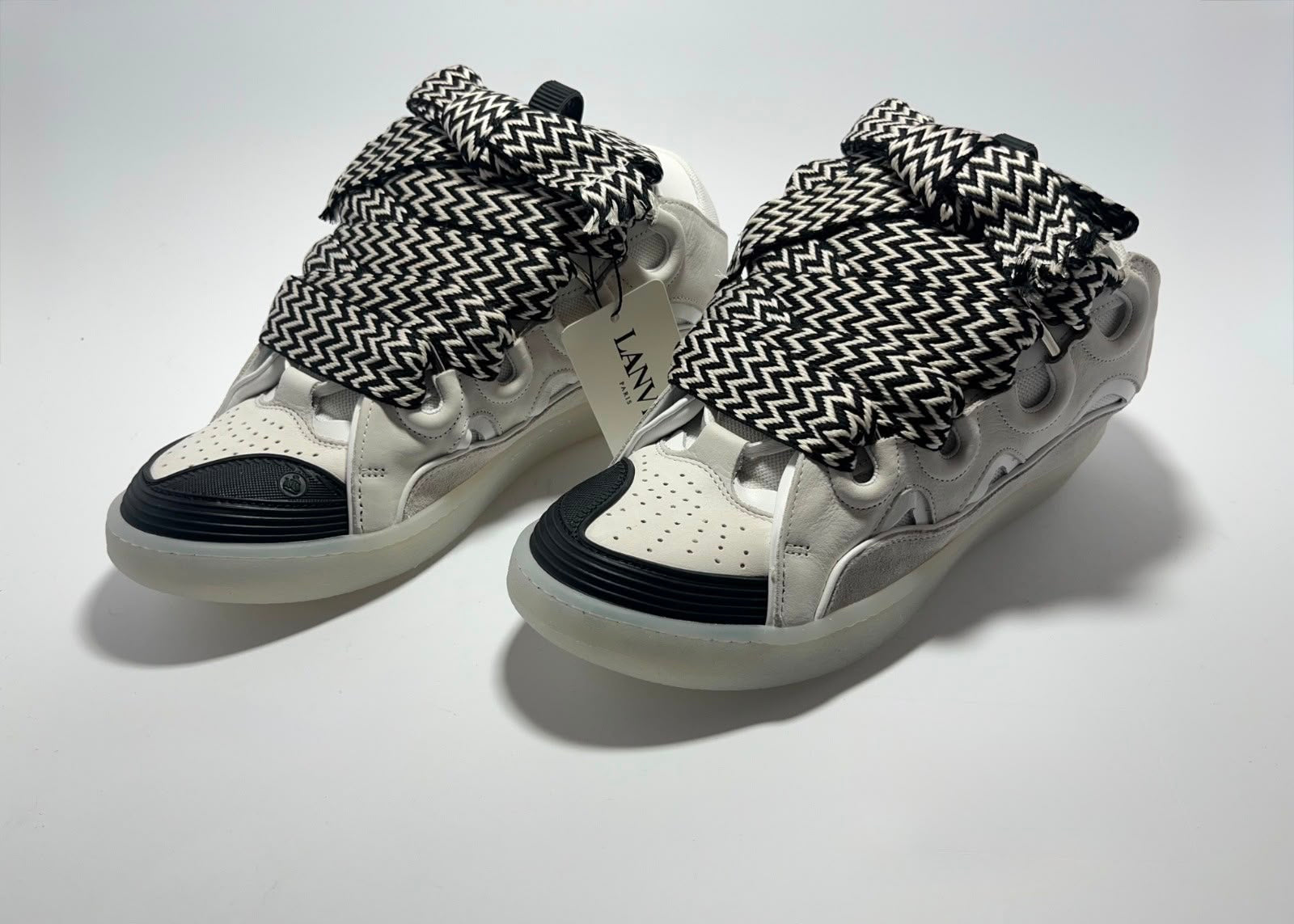 Lanvin | Curb White Black
