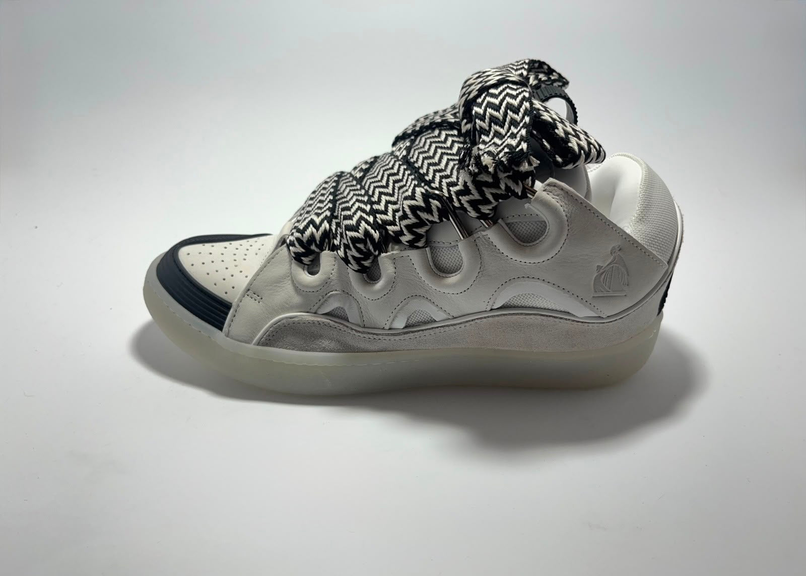 Lanvin | Curb White Black