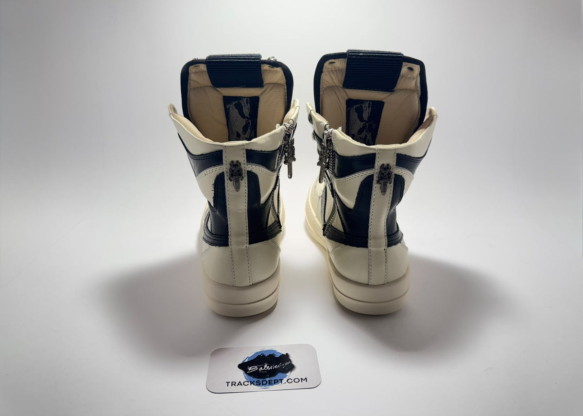 Rick Owens x Chrome Hearts | Geobaskets White