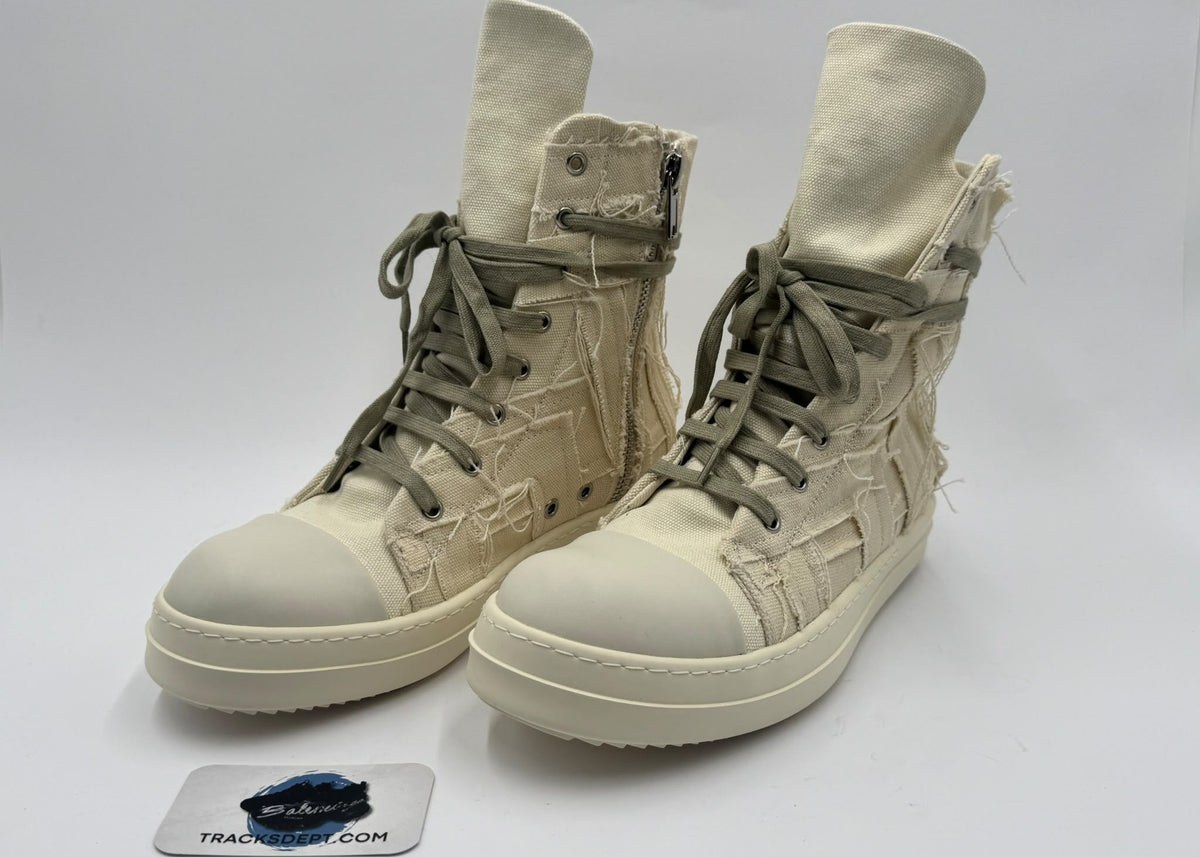 Rick Owens | Slashed White