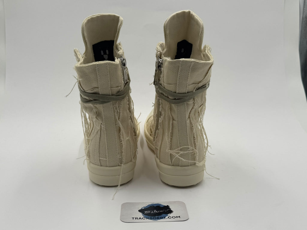 Rick Owens | Slashed White