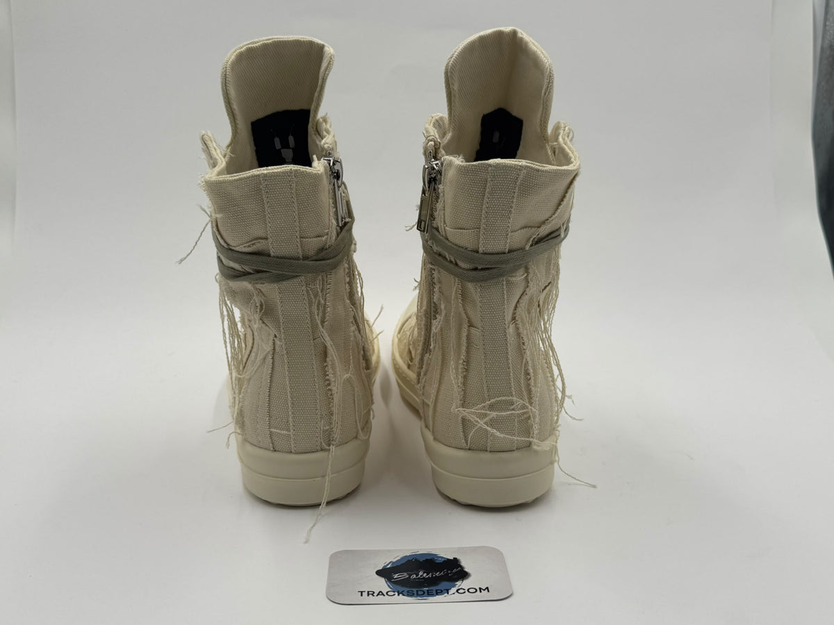 Rick Owens | Slashed White