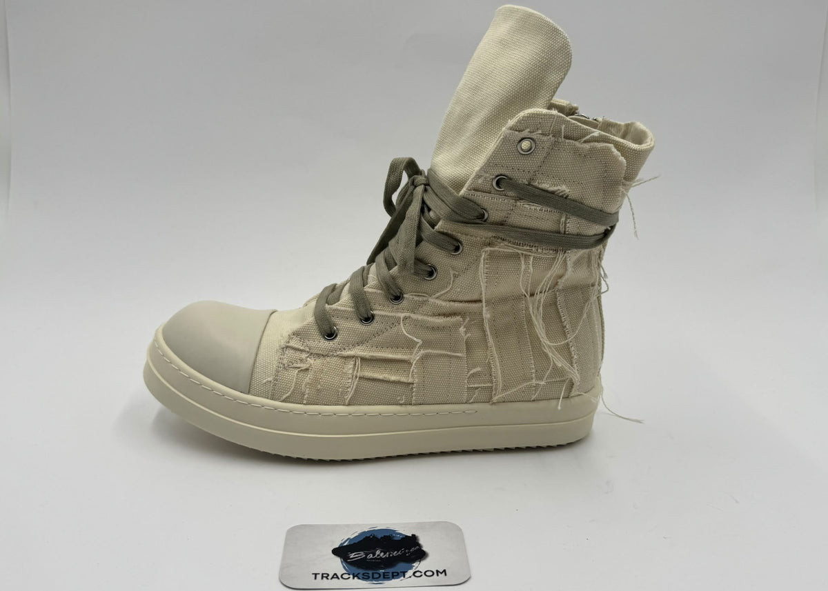 Rick Owens | Slashed White