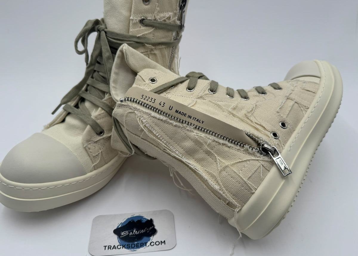 Rick Owens | Slashed White