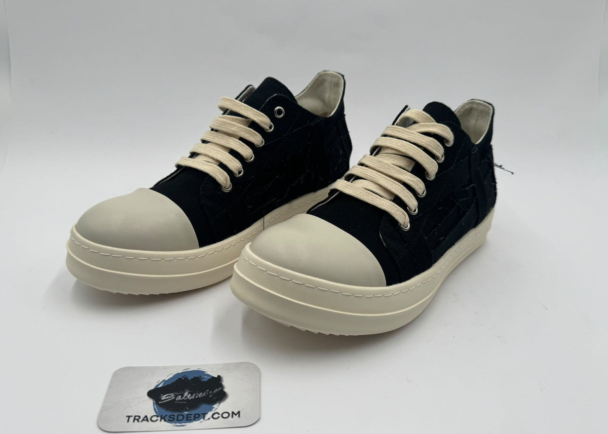 Rick Owens | Slashed Black Low