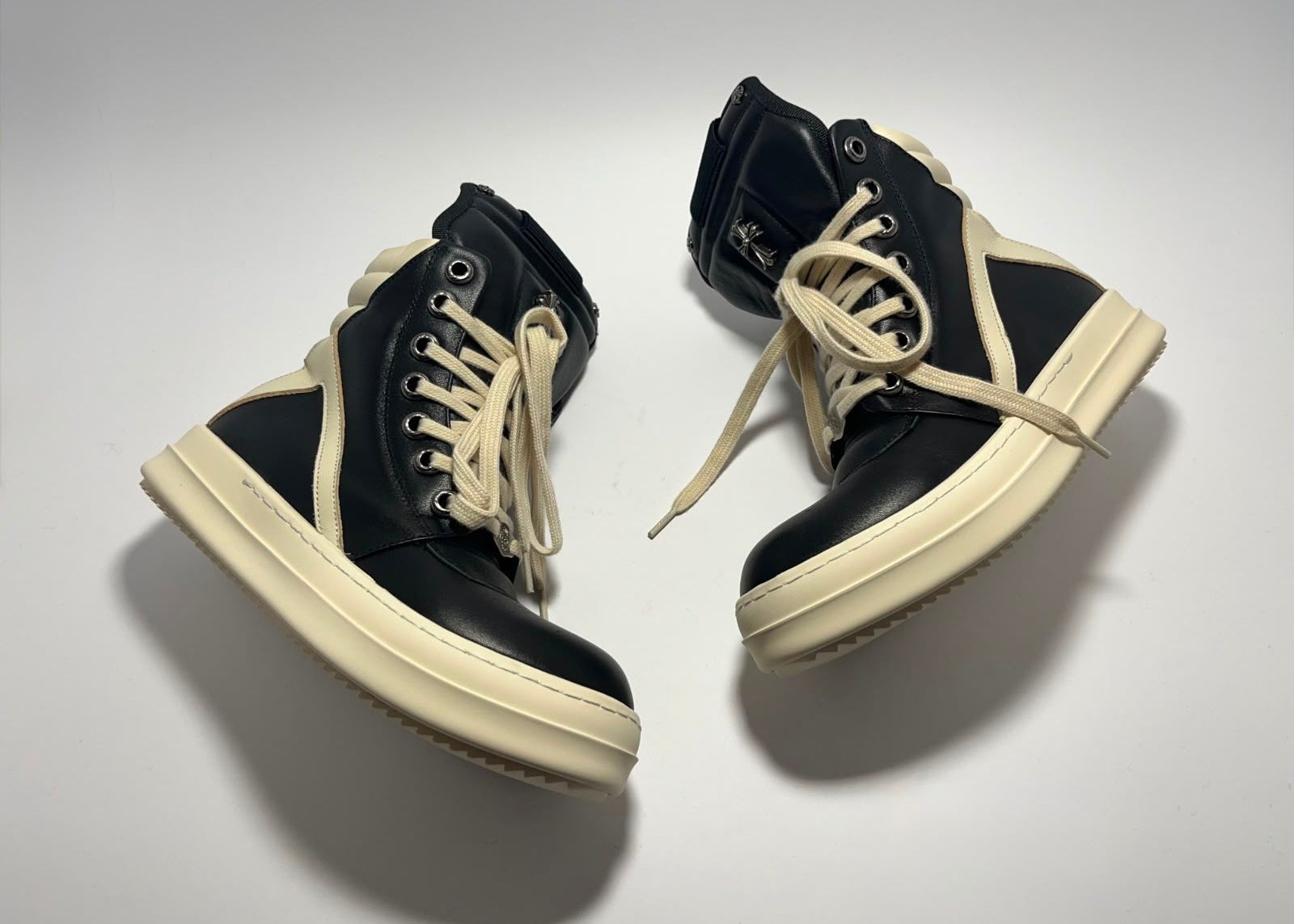 Rick Owens x Chrome Hearts | Geobaskets Black